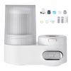 Faucet Mount Water Filter, Vertical Water Purifier for Sink Tap, Carbon Fiber Filter, Removes Chlorine Lead with 3 Filters, Fits Most Kitchen or Bathr