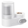 Faucet Mount Water Filter, Vertical Water Purifier for Sink Tap, Carbon Fiber Filter, Removes Chlorine Lead with 3 Filters, Fits Most Kitchen or Bathr