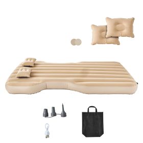 Car Air Mattress, Fits Tesla Model Y (2020-2024), Inflatable Car Camping Mattress, Flocking Thickened Blow Up Travel Beds