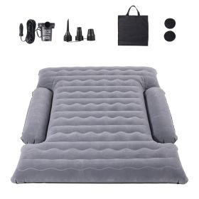 Truck Bed Air Mattress, for 6-6.5 ft Full Size Truck Beds, Inflatable Air Mattress Camping Bed with 12V Air Pump 2 Pillows, Carry Bag